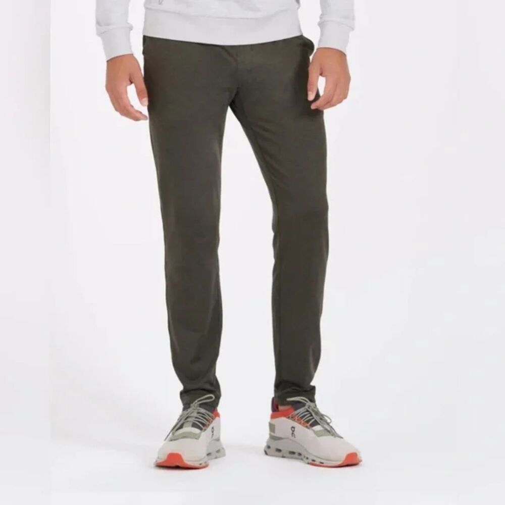 Vuori Men's Ponto Performance Pant 30", Oregano Heather, Size M, V418